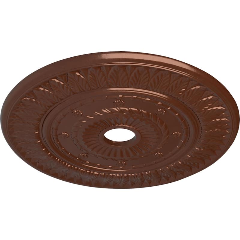 26 3/4"OD x 3 5/8"ID x 1 1/8"P Leaf Ceiling Medallion