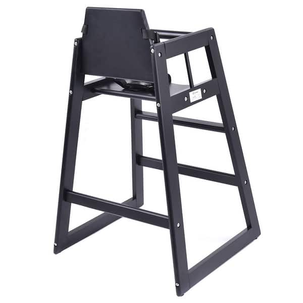 Shop Black Friday Deals On Costway Baby High Chair Wooden Stool Infant Feeding Children Toddler Restaurant Natural Bk Overstock 18601374