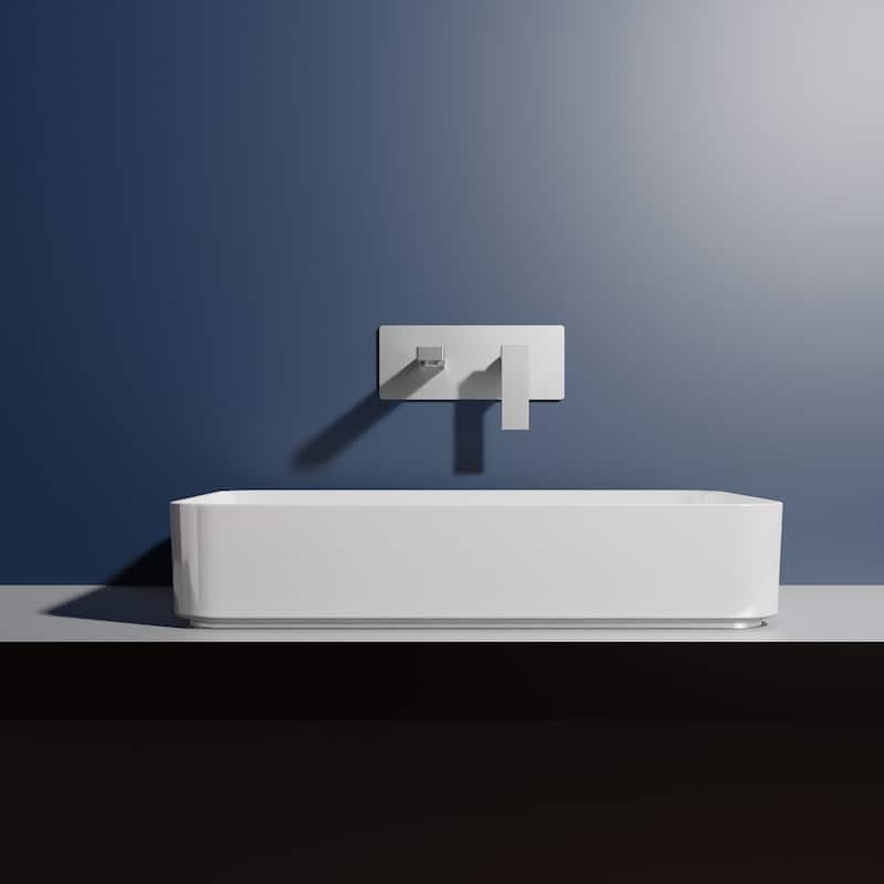 WS Bath Collections Mood BL 65.40 Mood 25-5/8" Rectangular Ceramic
