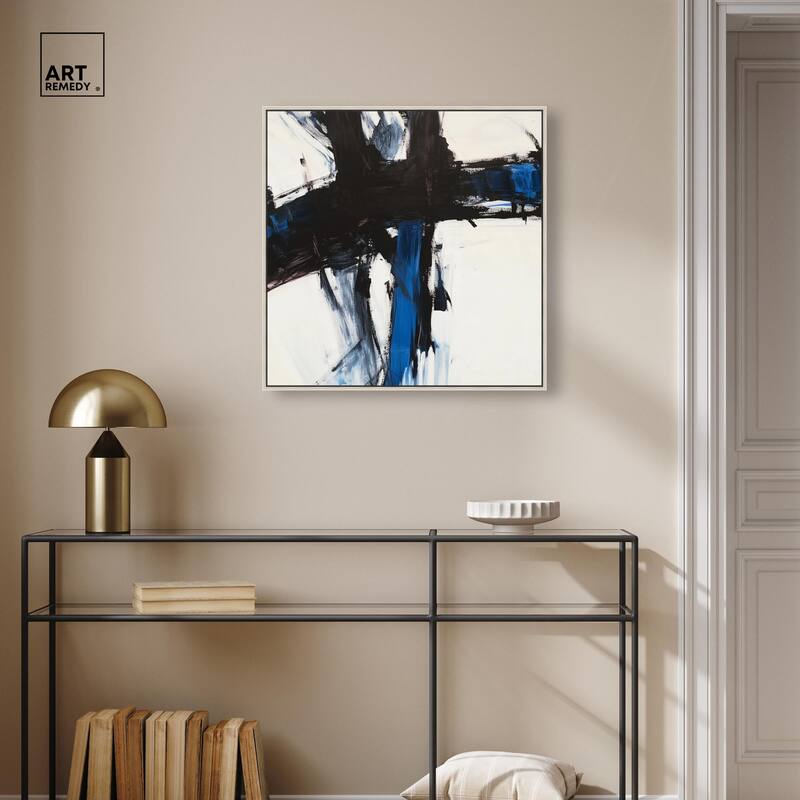 Blue Streak I Canvas by Art Remedy