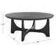 preview thumbnail 20 of 28, SAFAVIEH Couture Sasha Wood Round Coffee Table - 40 in. W x 40 in. D x 18 in. H