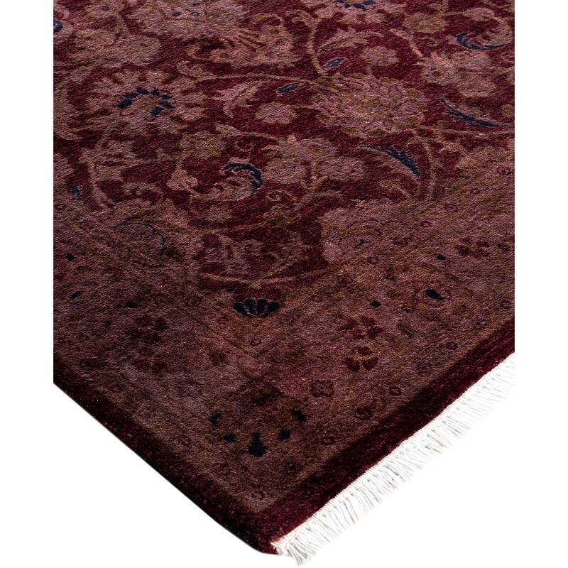 Overdyed One-of-a-Kind Hand-Knotted Area Rug - Pink - 3' 0" x 5' 1"