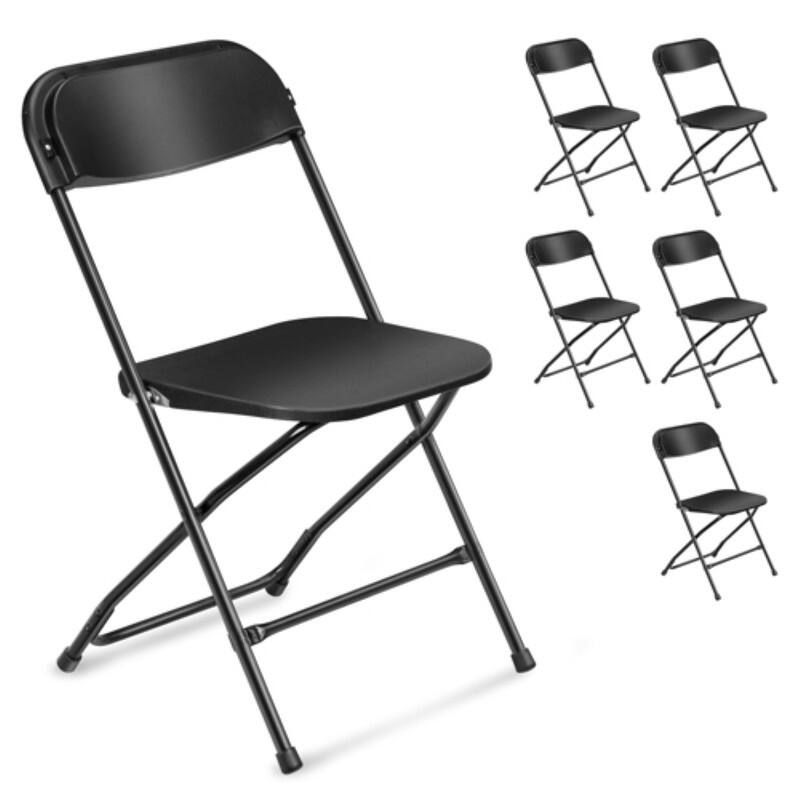 Plastic Folding School Conference Chair Set (Set of 10)