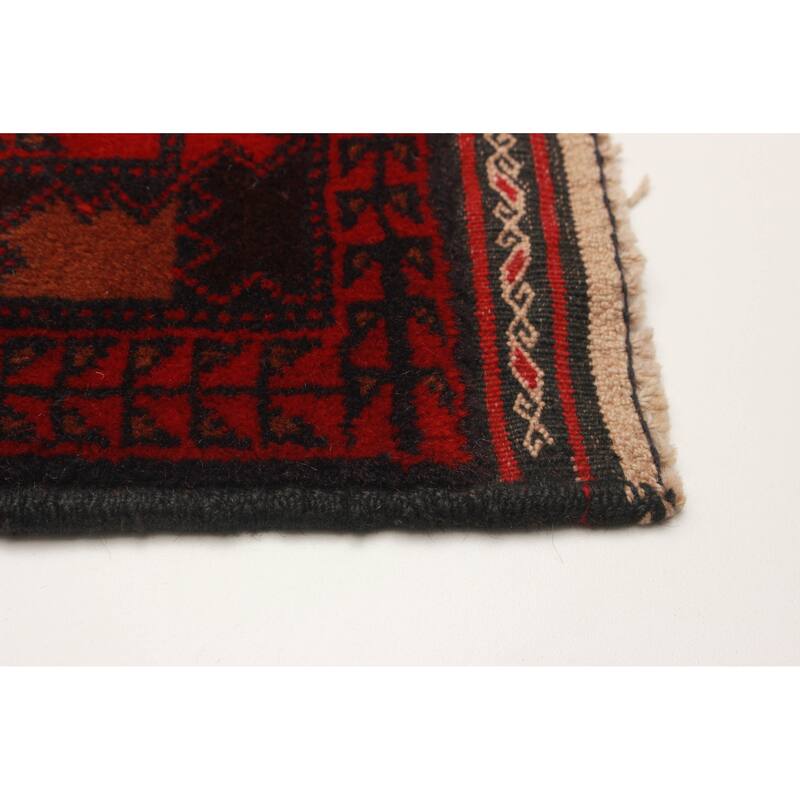 Teimani Red Rug 3'2" x 5'4" - 3'2 x 5'4