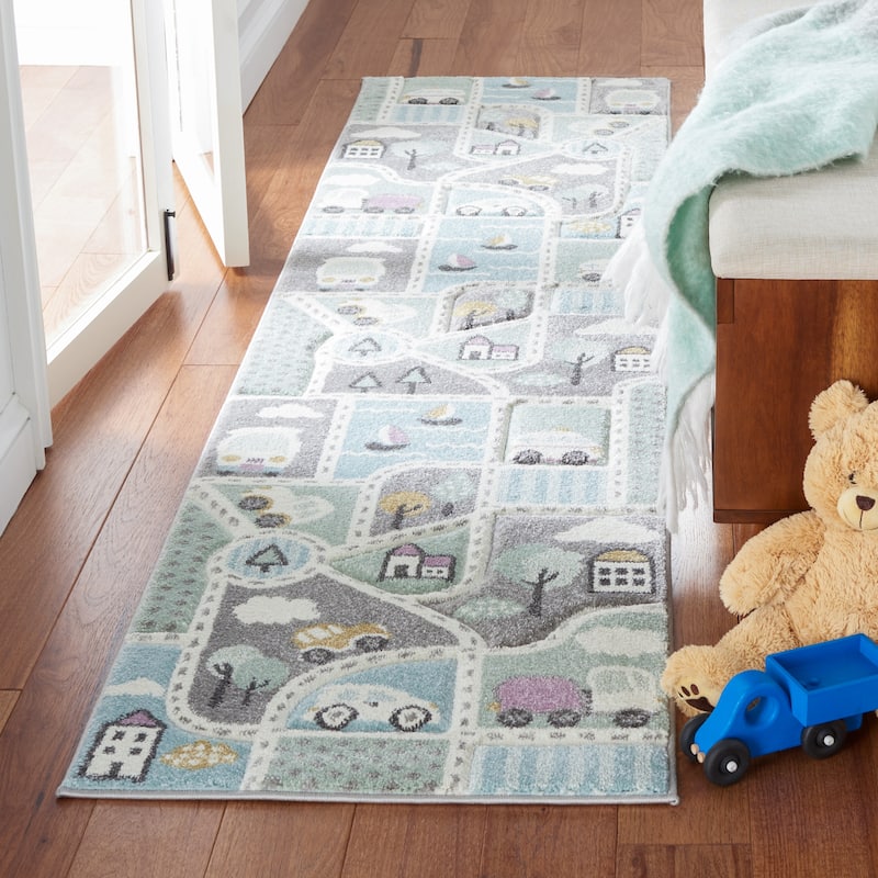 SAFAVIEH Carousel Kids Mihaila Neighborhood Rug