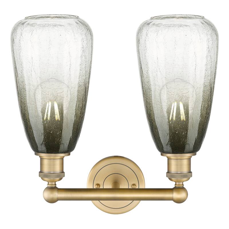 Innovations Lighting Endless Possibilities Edison - Brookhaven Almond - 2 Light 15" Bath Vanity Light