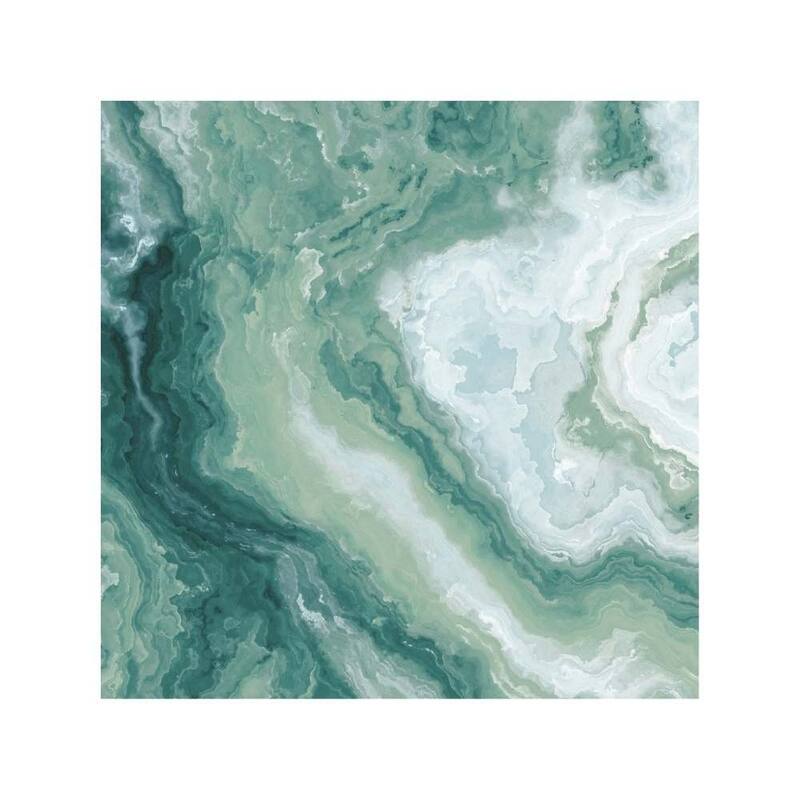 Isle 6x6 Glossy Porcelain Agate Geode Tile - Floor, Wall, Backsplash