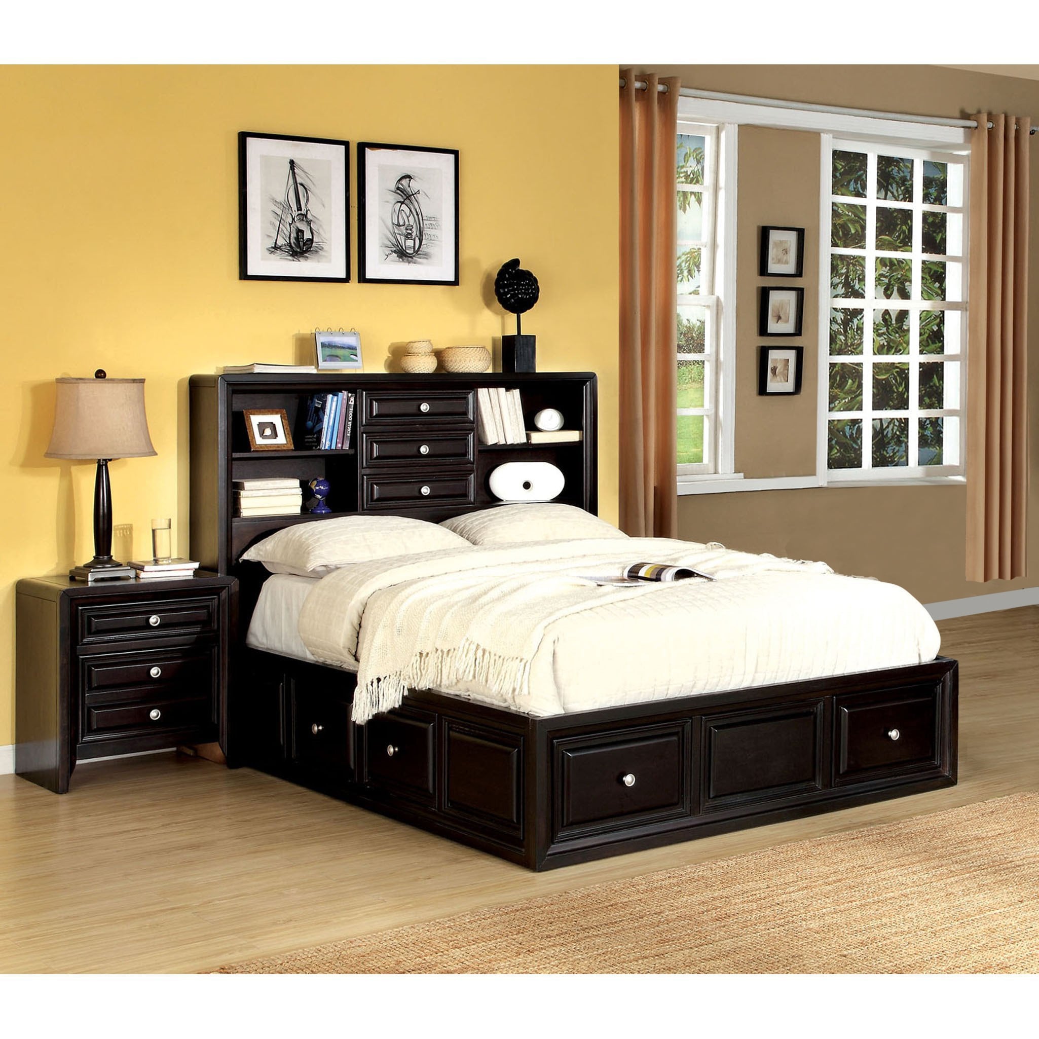 Espresso king bedroom set online