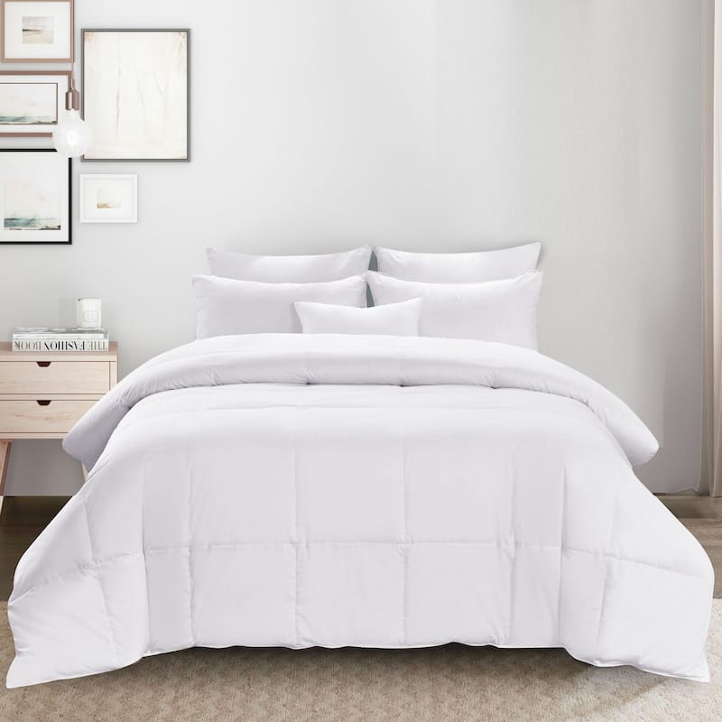 Lightweight Warmth Goose Down Comforter with 360TC Cover