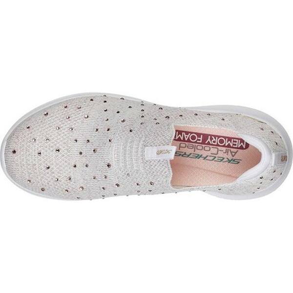 Shop Skechers Womens Ultra Flex Thrive Up Sneaker White