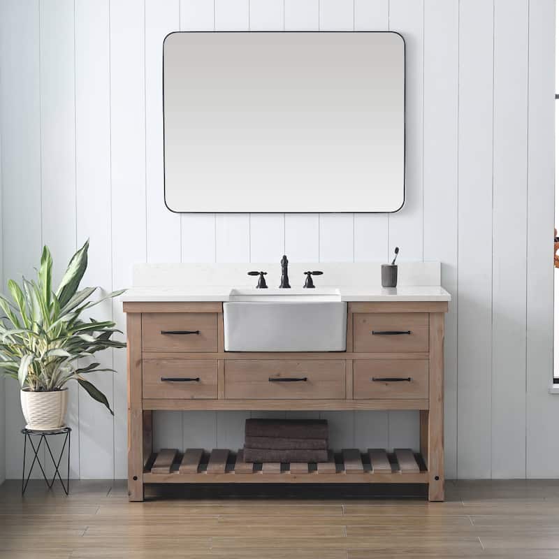 Sudio Design Bathroom Vanity Wesley Weathered Collection.