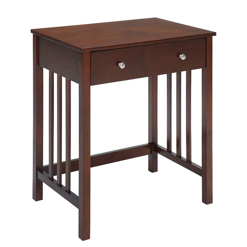 Gothic Desk - Birch Wood Writing Table - Home Office Workstation - Elegant Design