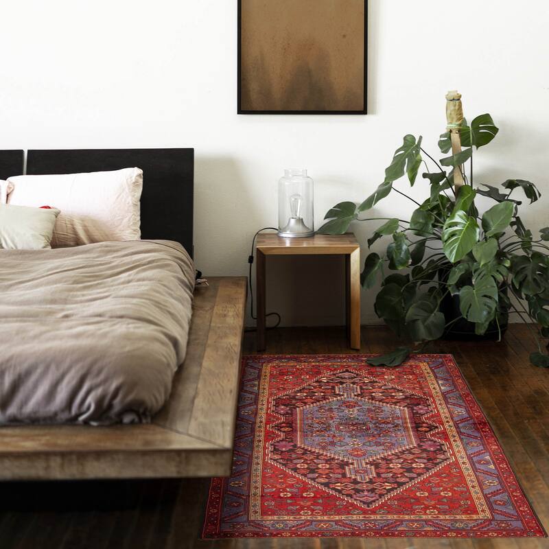 ECARPETGALLERY Hand-knotted Anadol Black Wool Rug - 4'10 x 7'8