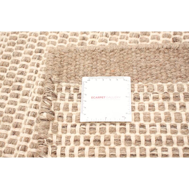 ECARPETGALLERY Hand Loomed Bungalow Wool Dhurrie