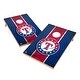 preview thumbnail 1 of 3, Vintage Texas Rangers MLB Regulation 2x4 Cornhole Set Include Carry Case