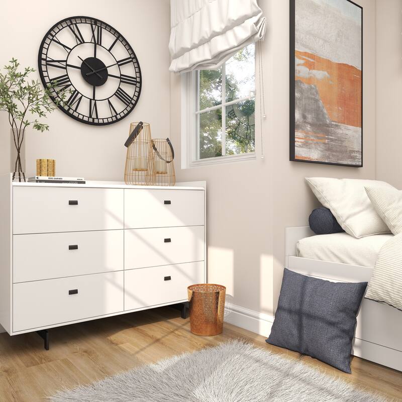 CosmoLiving by Cosmopolitan Gold Metal Small Waste Bin with Laser Carved Floral Design - 9 x 9 x 10