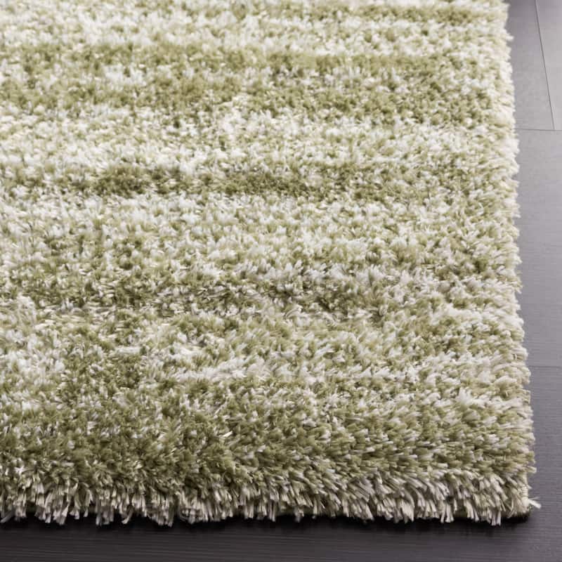 SAFAVIEH Tahoe Shag Yaprak Abstract 1.2-inch Thick Rug