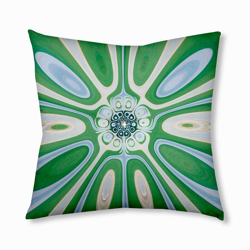 Bohemian & Eclectic Frog's Eye Design Tufted Floor Pillow - 26" x 26" - X3
