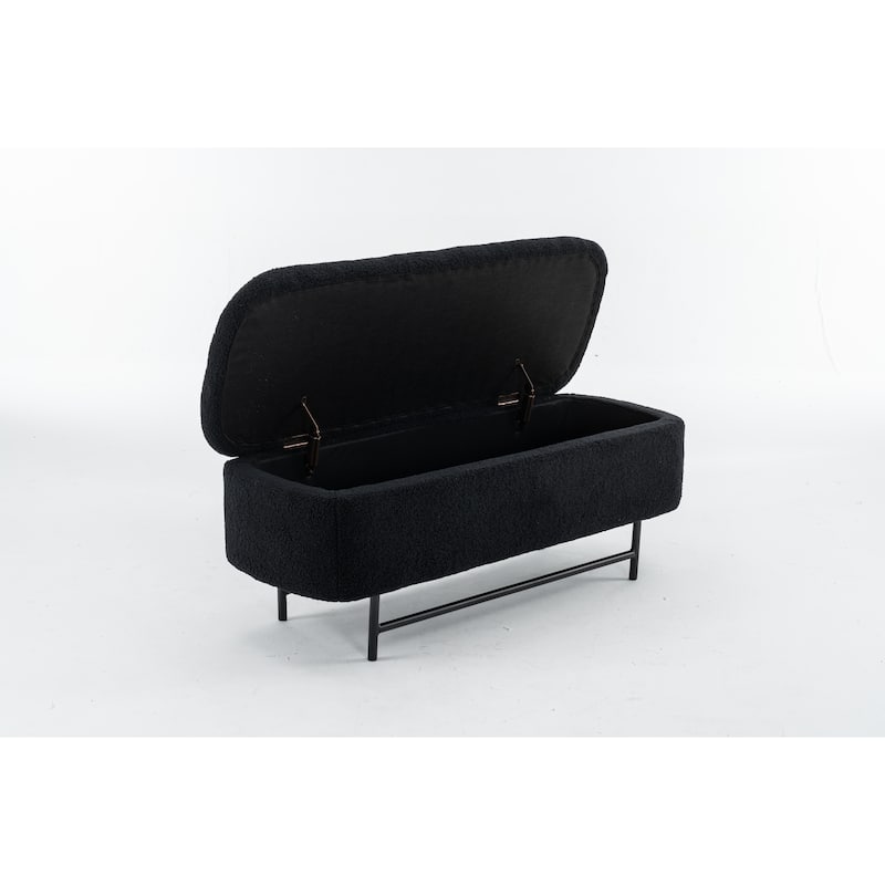 Bench Indoor Bench for Living Room/Bedroom/End of Bed/Entryway(BLACK)