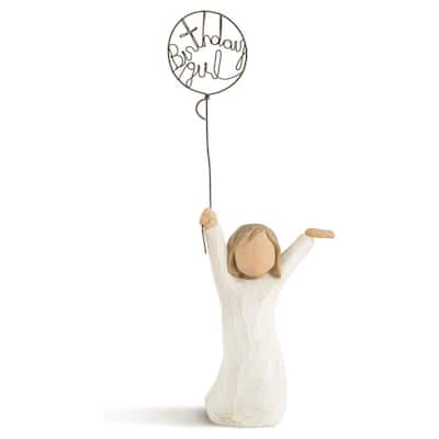 Willow Tree Birthday Girl, Celebrate Your Day, 5.5" Sculpted Hand-Painted Figure