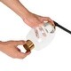 preview thumbnail 7 of 7, Fintch Modern Farmhouse 4-light Bathroom Vanity Light Fixture Industrial Black Gold Wall Sconce
