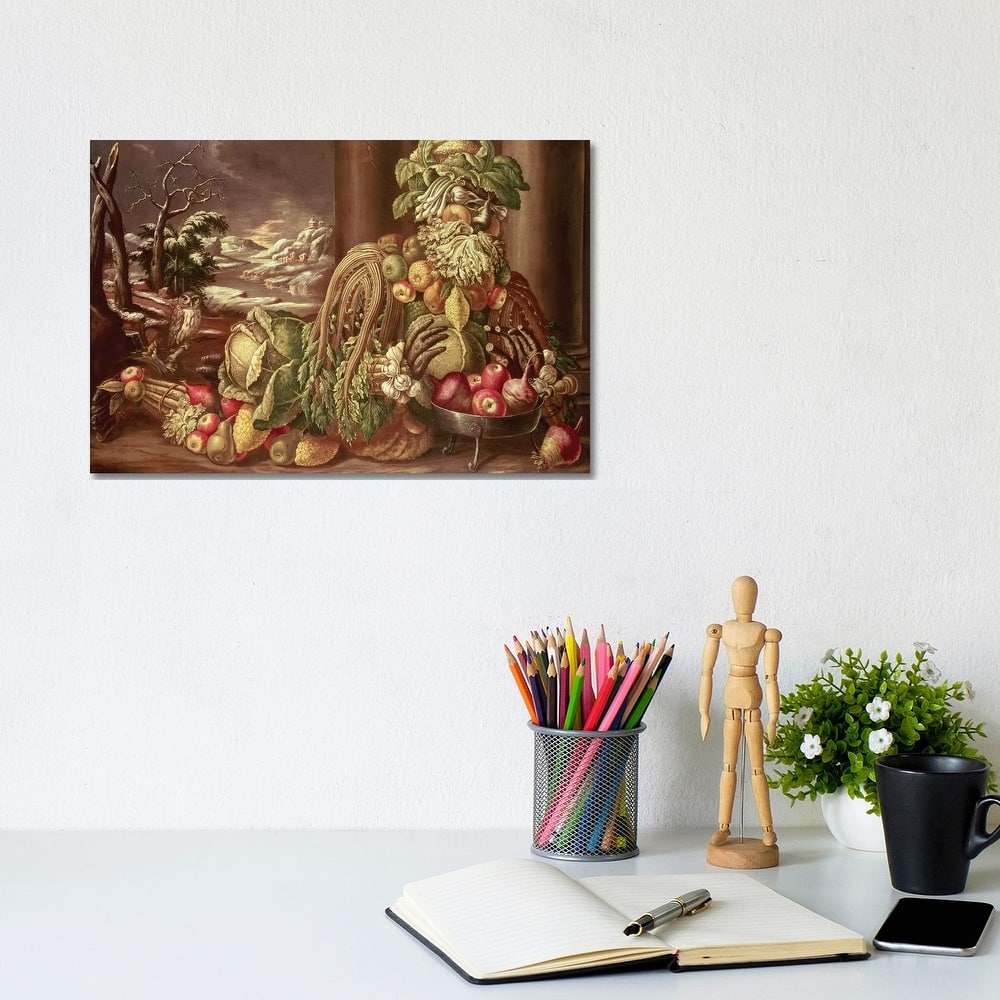 iCanvas "Winter" by Giuseppe Arcimboldo Canvas Print