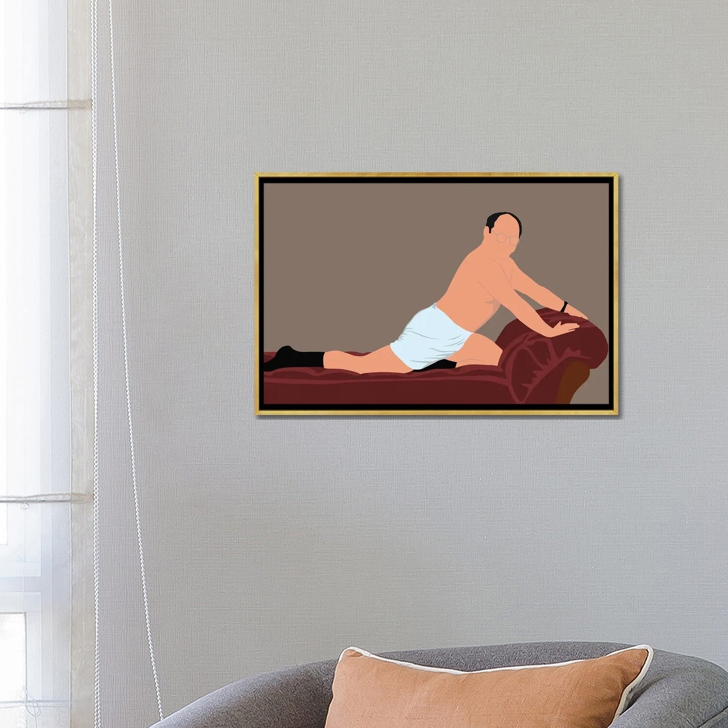 george costanza pose poster