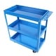 preview thumbnail 17 of 21, 3-Tier Rolling Tool Cart for Garage and Workshop Use