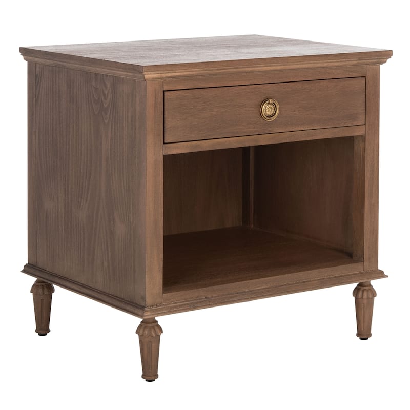 SAFAVIEH Couture Melkorka 1-Drawer Wood Nightstand