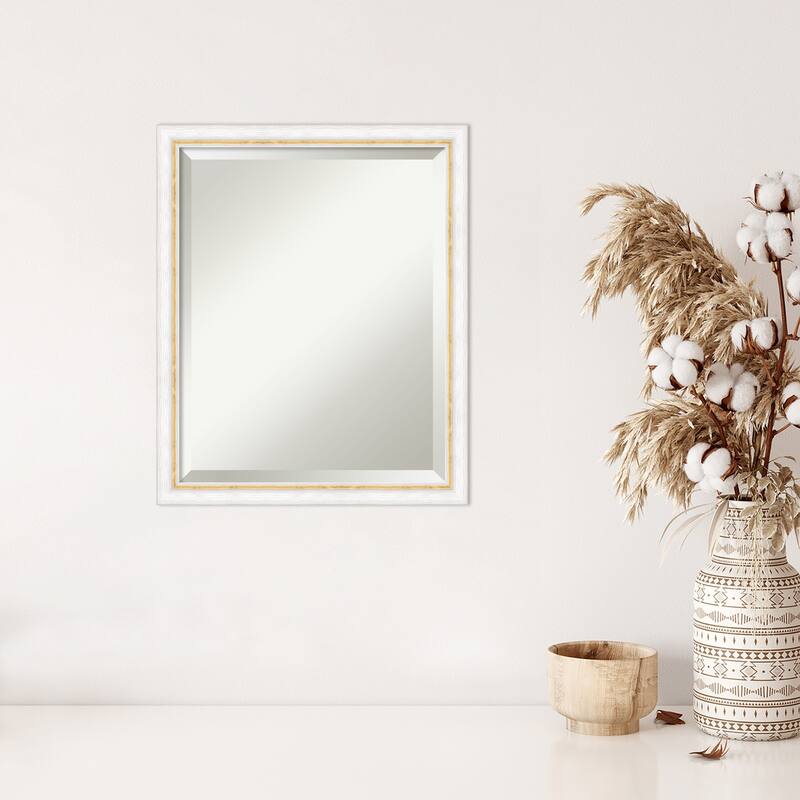 Morgan Beveled Wood Framed Wall Mirror