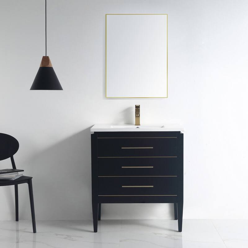 Ayer 30" Single Bathroom Vanity Set - 18D x 30W x 34H