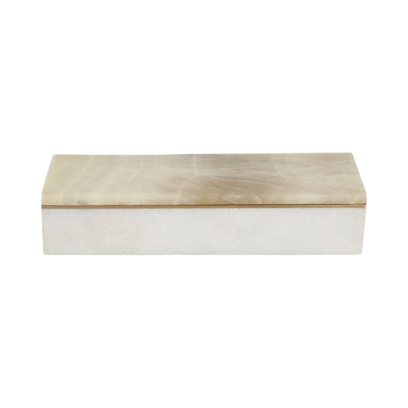 Marble Decorative Storage Box Lidded Keepsakes Jewelry Organizer