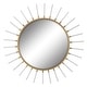 preview thumbnail 1 of 5, Uttermost 09883 Oracle 55-1/4" Diameter Sunburst Framed Bathroom Gold Leaf
