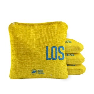 Los Angeles Yellow Dual Sided Cornhole Bags