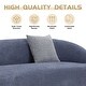 preview thumbnail 7 of 32, Mid Century Style Fabric Curved Sofa
