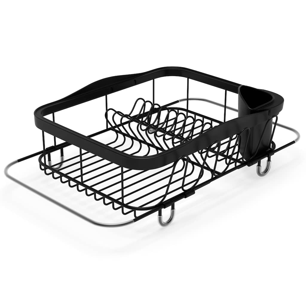 Umbra Sinkin Multi-Use Drying Rack, Large, Black/Nickel