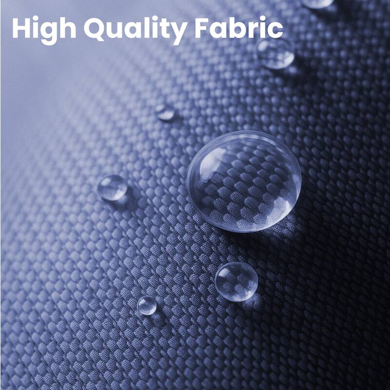 15ft Steel Navy No Tilt Market Patio Umbrella without Base