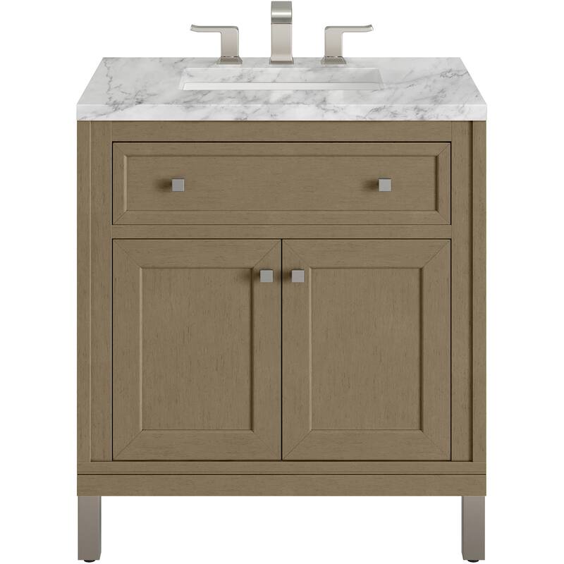 James Martin Vanities 503-V30-3CAR Chicago 30" Free Standing Single - Walnut Whisper