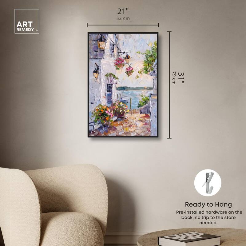 Harbor Hideaway I Canvas by Art Remedy