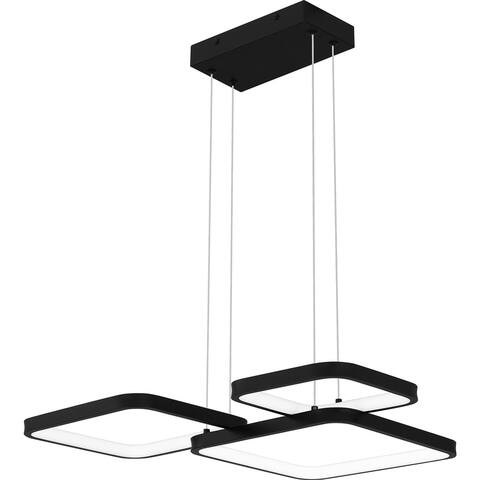 Elvive Integrated LED Matte Black Pendant - Matte Black