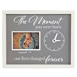 The Moment You Were Born White Picture Frame - Bed Bath & Beyond - 37477276