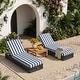 preview thumbnail 88 of 112, Patio Recline Chairs Adjustable Chaise Lounge with Cushions (Set of 2)