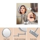 preview thumbnail 17 of 44, 8" Bathroom Mirror Wall Mounted Magnifying Reversible Double Sided 1X/10X Makeup Mirror