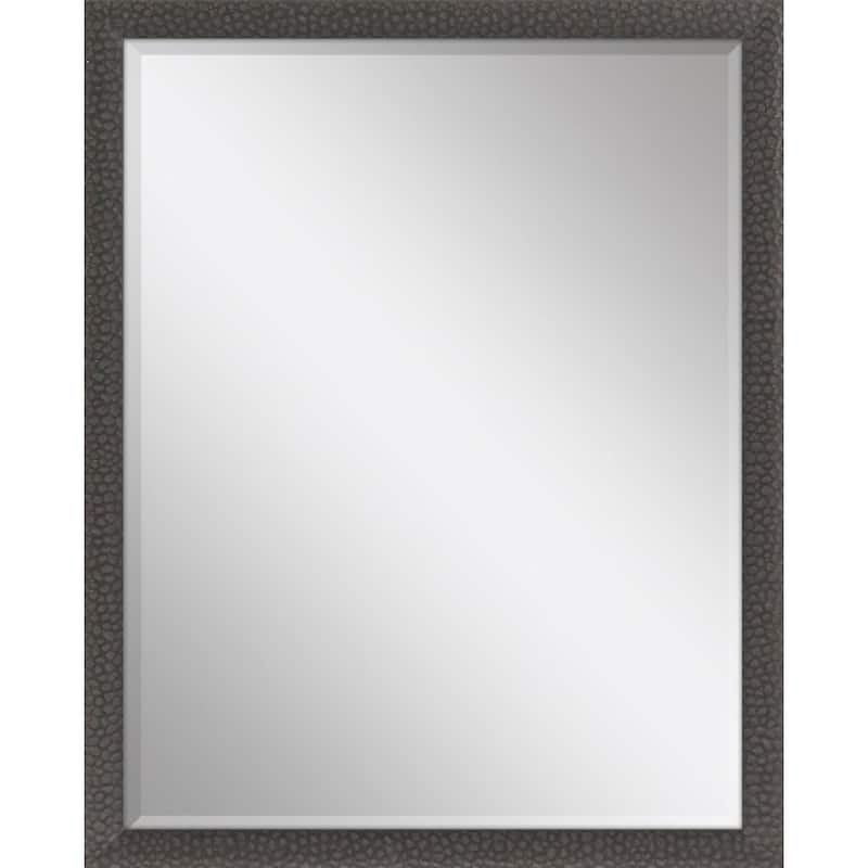 HomeRoots 51" Dark Brown Solid Wood Framed Accent Mirror - 39.00 in. x 51.00 in. x 2.00 in.