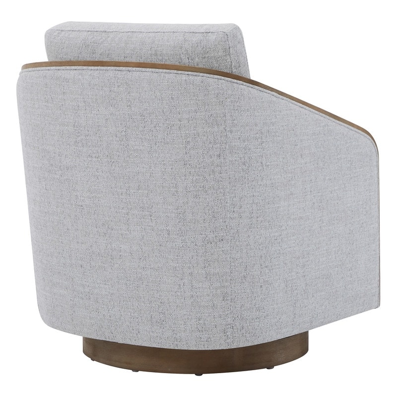 Skyler Modern Upholstered Living Room Swivel Bucket Accent Chair
