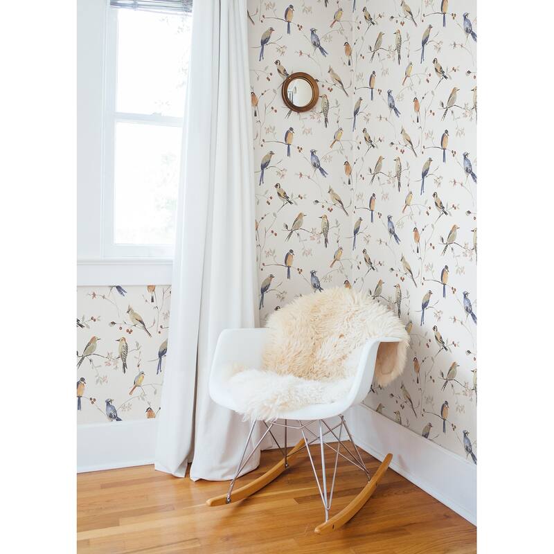 Chesapeake Birdsong Orange Trail Wallpaper