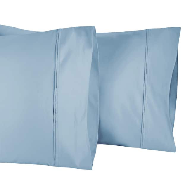 Superior 1200 Thread Count Egyptian Cotton Solid Pillowcase Set