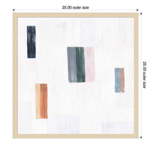 dimension image slide 15 of 18, Somatic I by Vanna Lam Wood Framed Wall Art Print