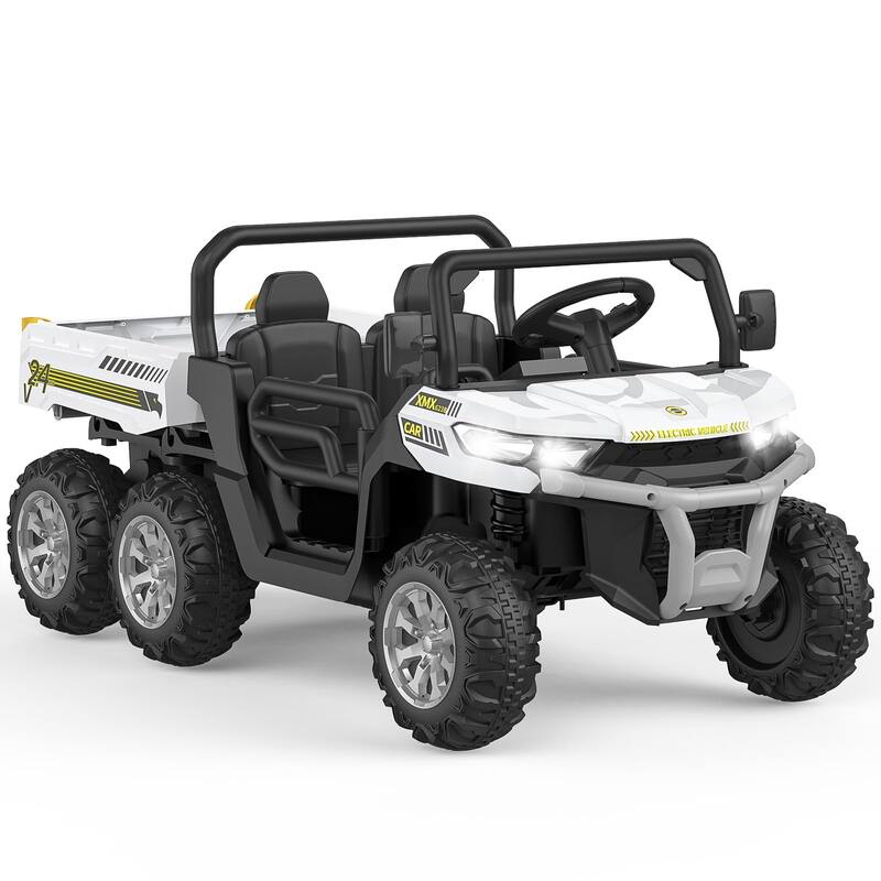 Ride On Dump Truck for Kids Ride On Car - White