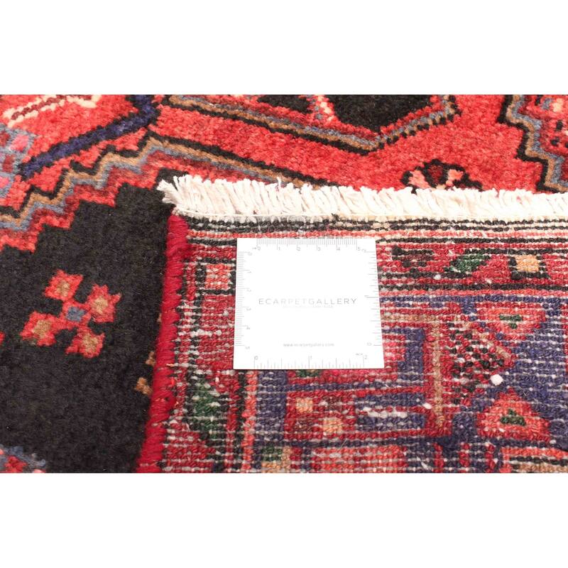 ECARPETGALLERY Hand-knotted Andelz Black Wool Rug - 4'0 x 7'9